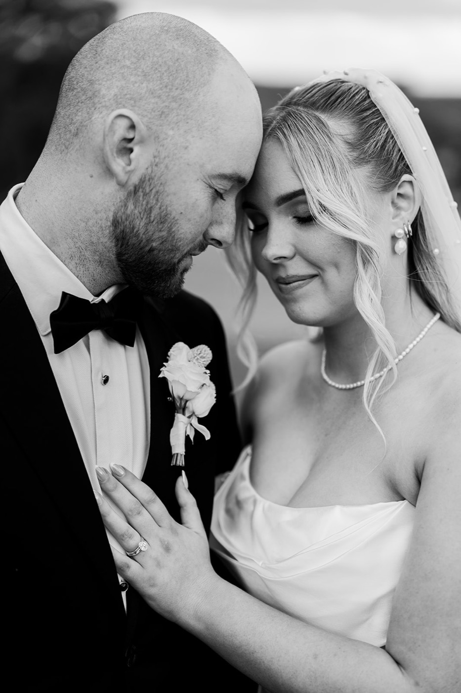 Quiet moment, black and white